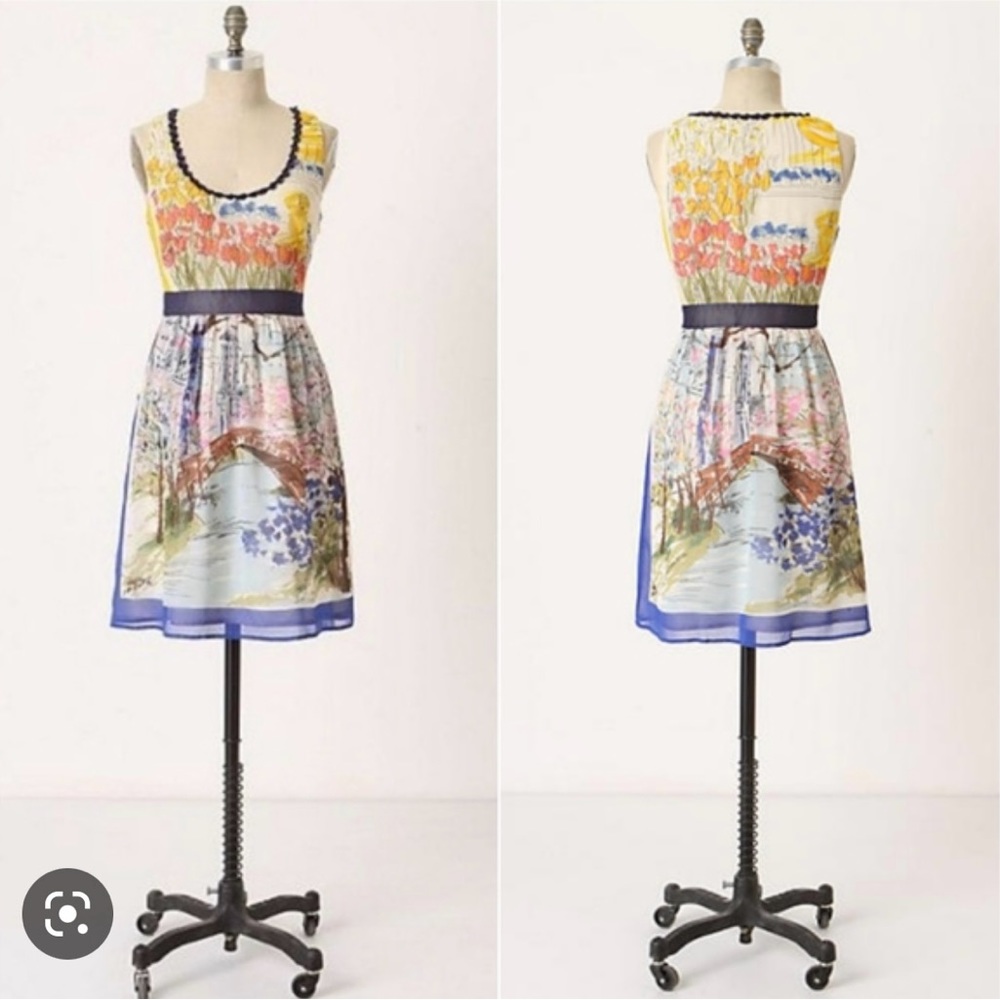 Anthropologie dress. Size 2. Silk.